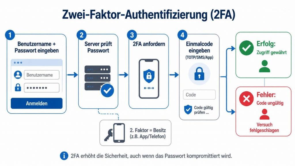 Login mit 2FA